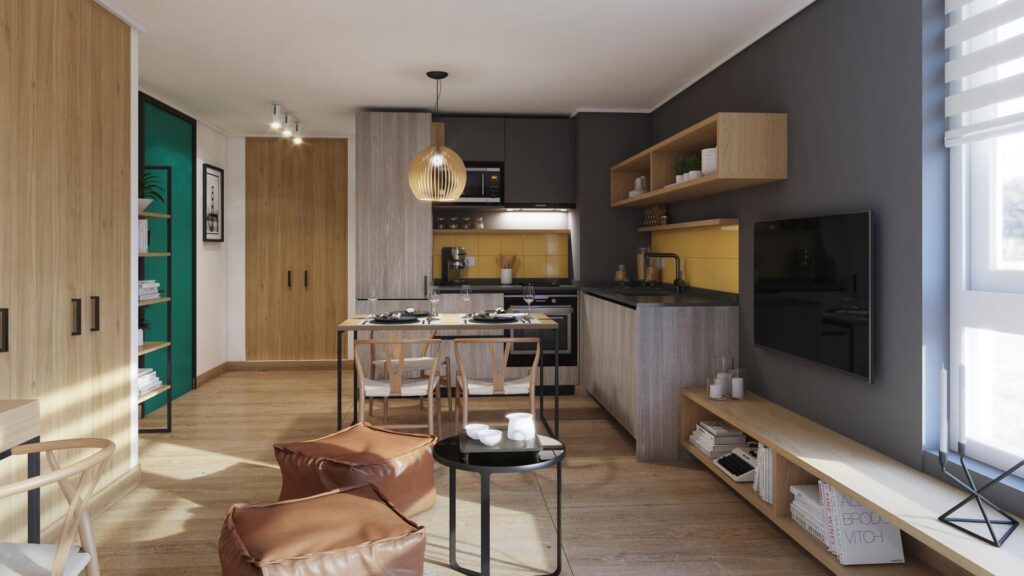 Fotografía de proyecto Edificio Casa Bustamante en Ñuñoa - Exxacon Inmobiliaria