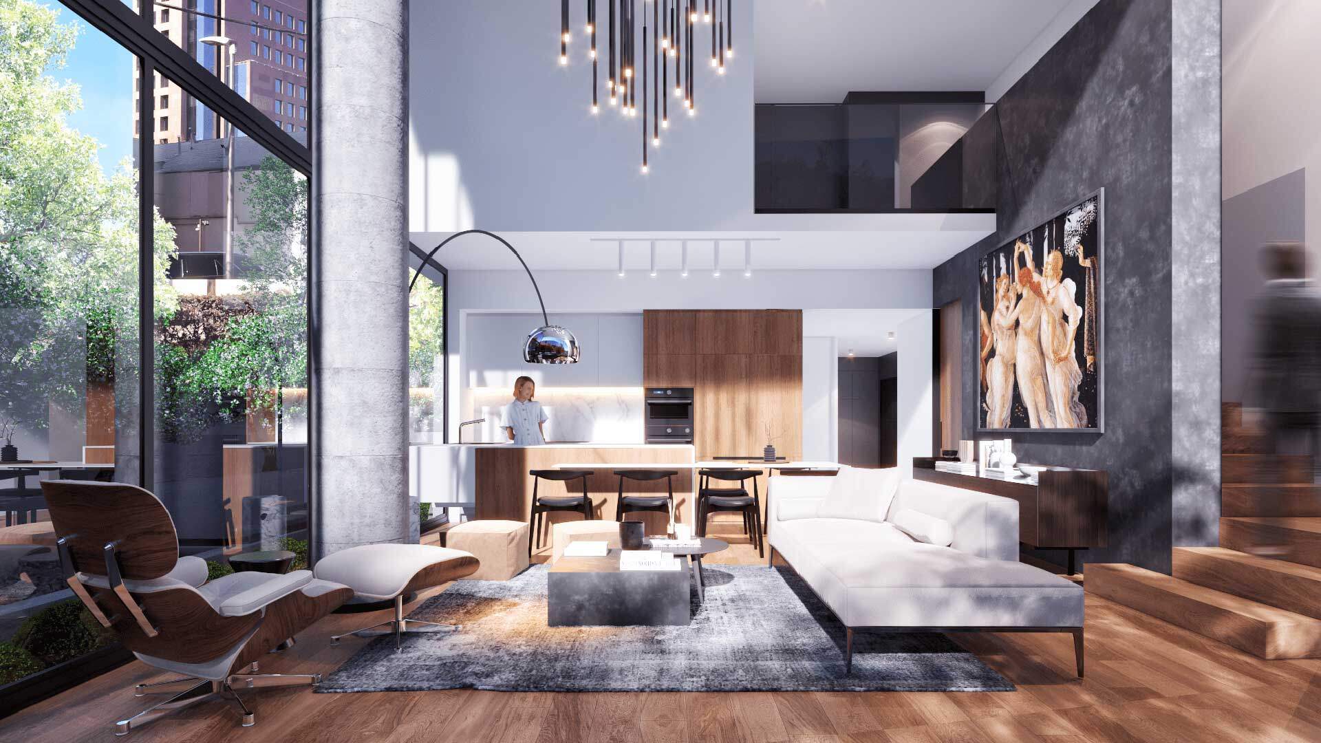 Ilustración para el artículo: Departamentos dúplex y penthouses: comodidad en formato de casa - Blog Exxacon
